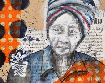 Postkarte Frau der Welt 2