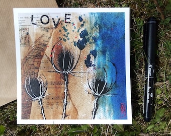 LOVE postcard