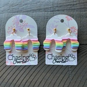 Cozy Clouds - 18k Gold Plated Posts
