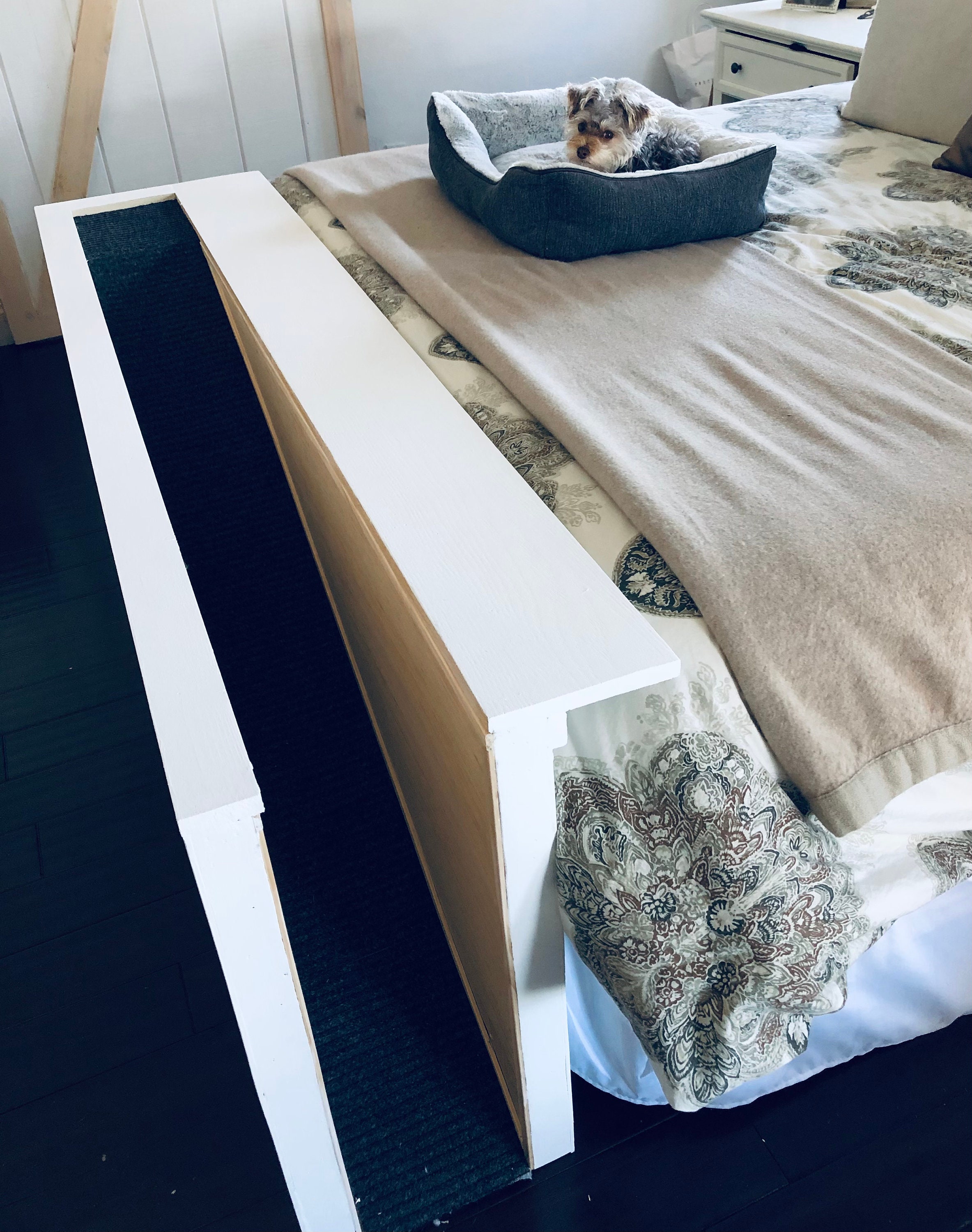 Dog Cat ramp for high bed Easier than Stairs bed footboard Etsy
