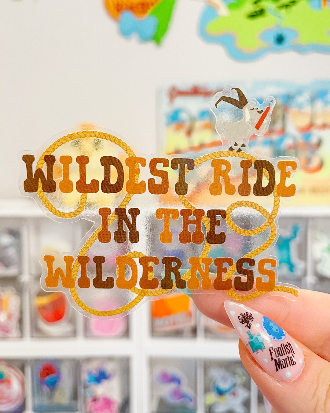 Wildest Ride in the Wilderness Sticker Big Thunder Mountain Sticker