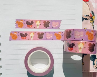 Disney snacks washi tape l Disney parks washi tape
