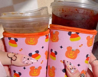 Halloween ijskoffiebekers