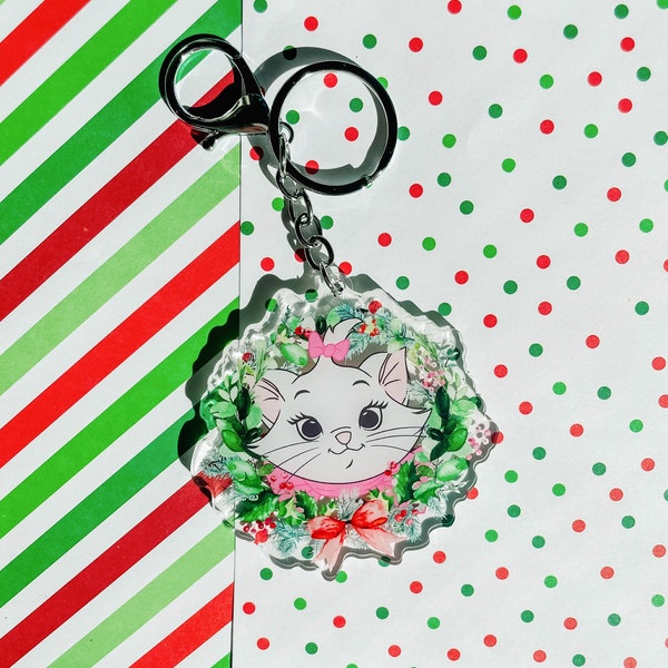 Marie Keychain | Disney keychain | Marie bag charm | aristocats keychain