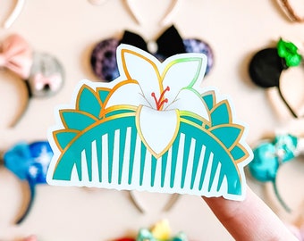 Mulan sticker | Mulan comb sticker | princess sticker