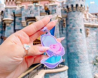 Baby Oyster Keychain | Disney keychain | Disney bag charm | Alice in Wonderland keychain