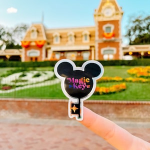 Disney Magic Key sticker | tumbler sticker | decal | gift for Disney lover | Annual passholder sticker | Disneyland sticker