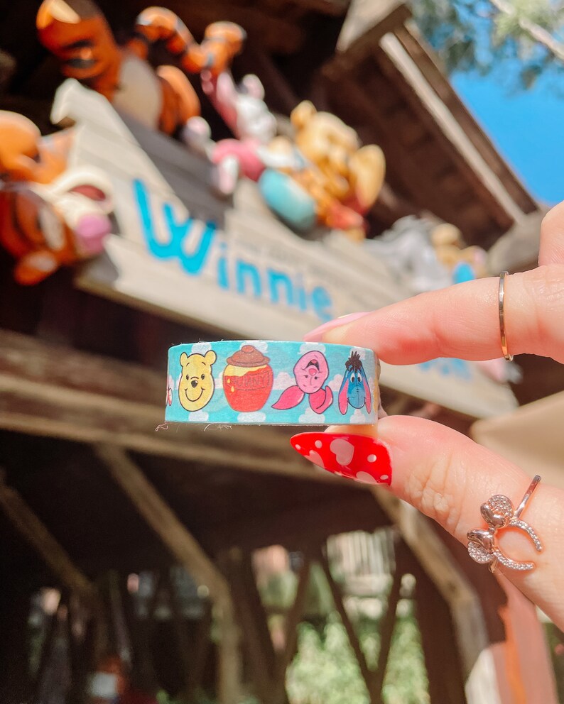 Disney Washi Tape Pooh Washi Tape Eeyore Washi Tape Etsy