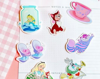 Alice in Wonderland sticker bundle