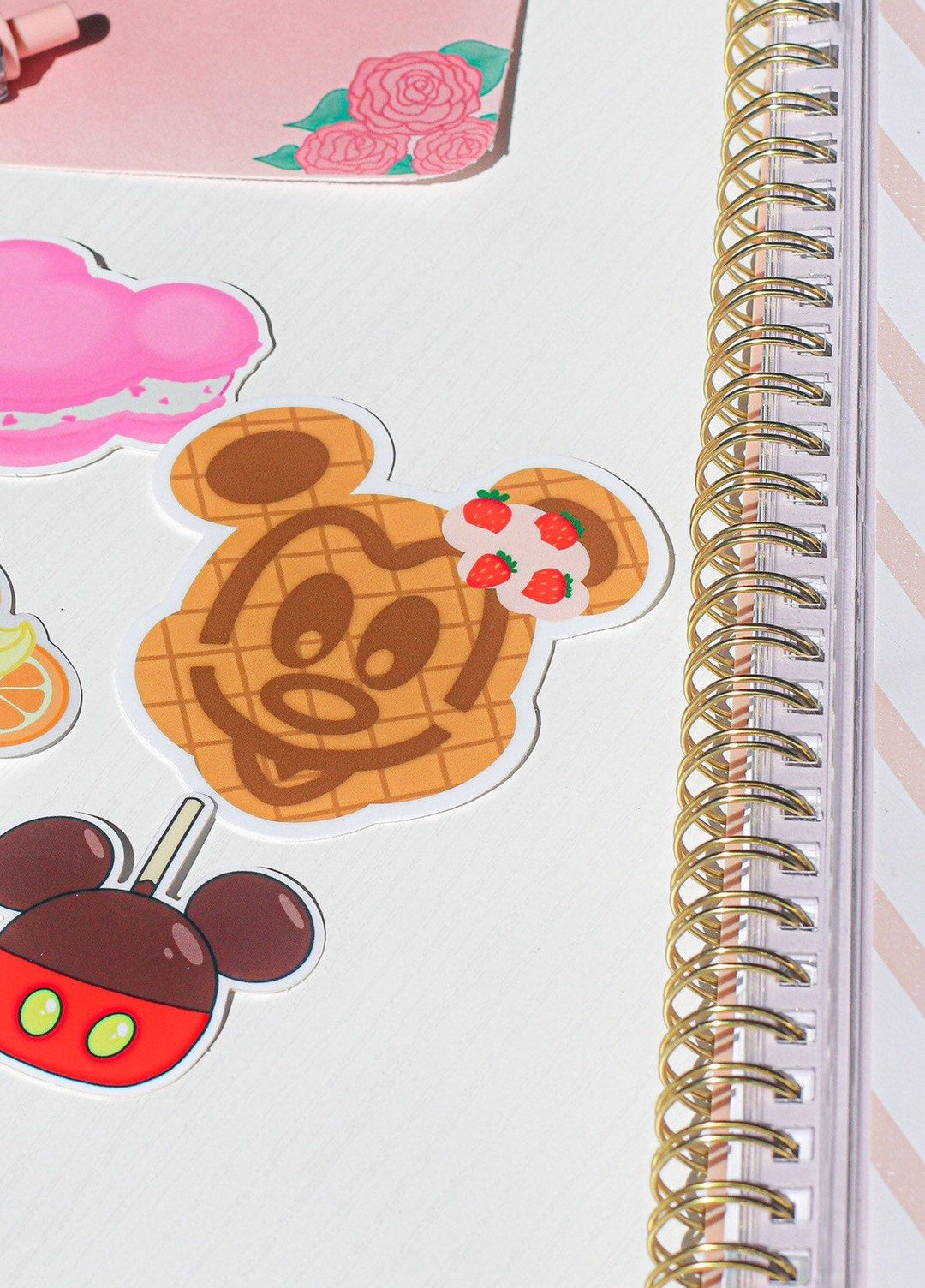 Mickey Waffle Sticker Mickey Waffle Sticker | Mickey Snack Sticker | Disneyland Sticker ...