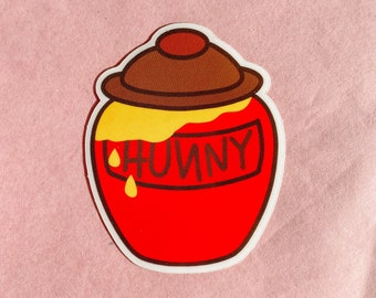 Winnie the Pooh hunny pot sticker