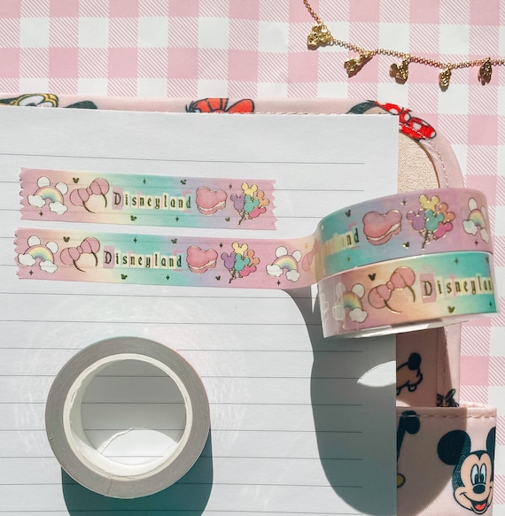 Disney Washi Tape L Disneyland Washi Tape - Etsy