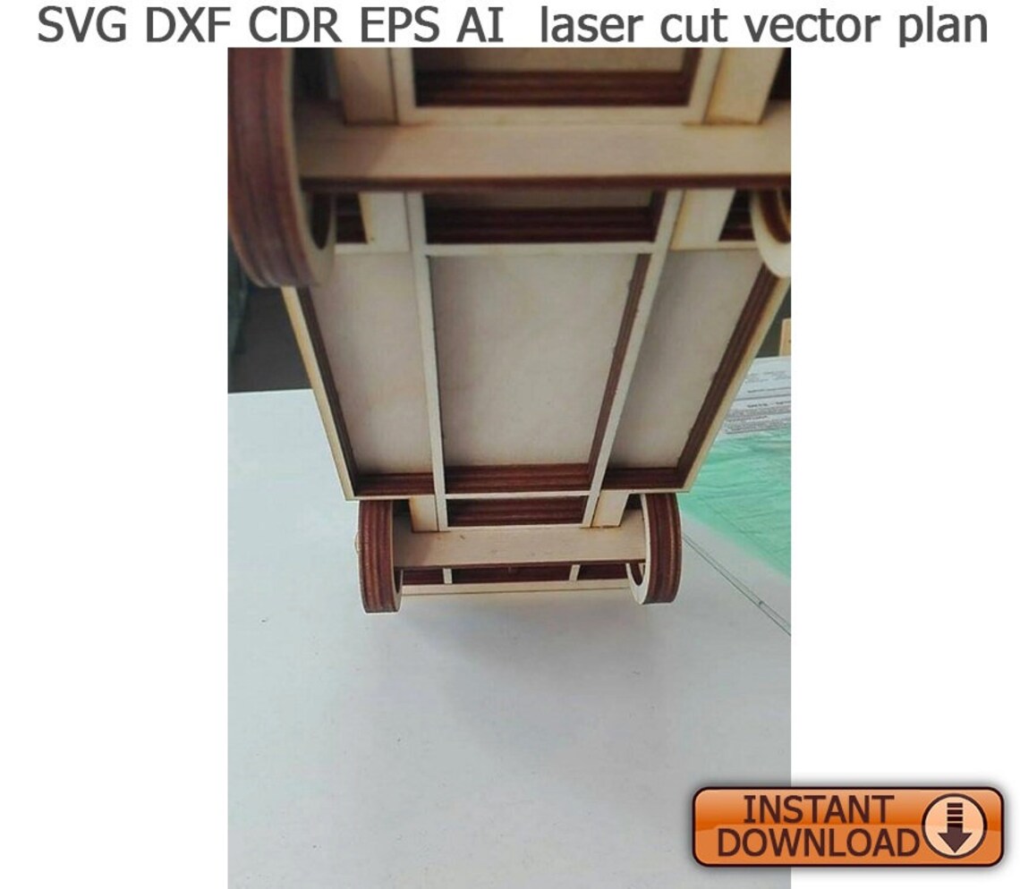 Car Vw Camper Van. Laser Cut Files SVG DXF CDR Vector Plans | Etsy