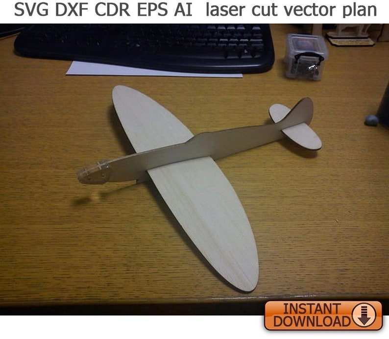 Plane Plane. Laser Cut File SVG DXF Vector Plans, File, Laser
