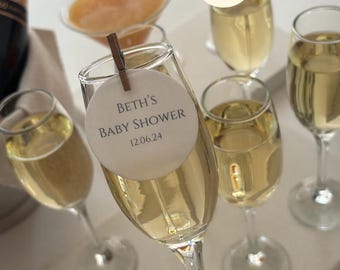 Personalised drink topper | Cocktail toppers | Baby Shower | Events | Premium wafer paper | Party |