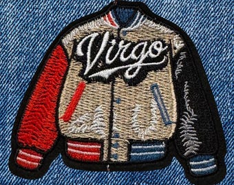 Zodiac Sign Iron-On Patch | Varsity Chenille Embroidery