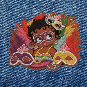 LAST CALL Let the Good Times Roll! | Mardi Gras Iron-On Patches | Fast Shipping for Carnival!