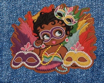 LAST CALL Let the Good Times Roll! | Mardi Gras Iron-On Patches | Fast Shipping for Carnival!
