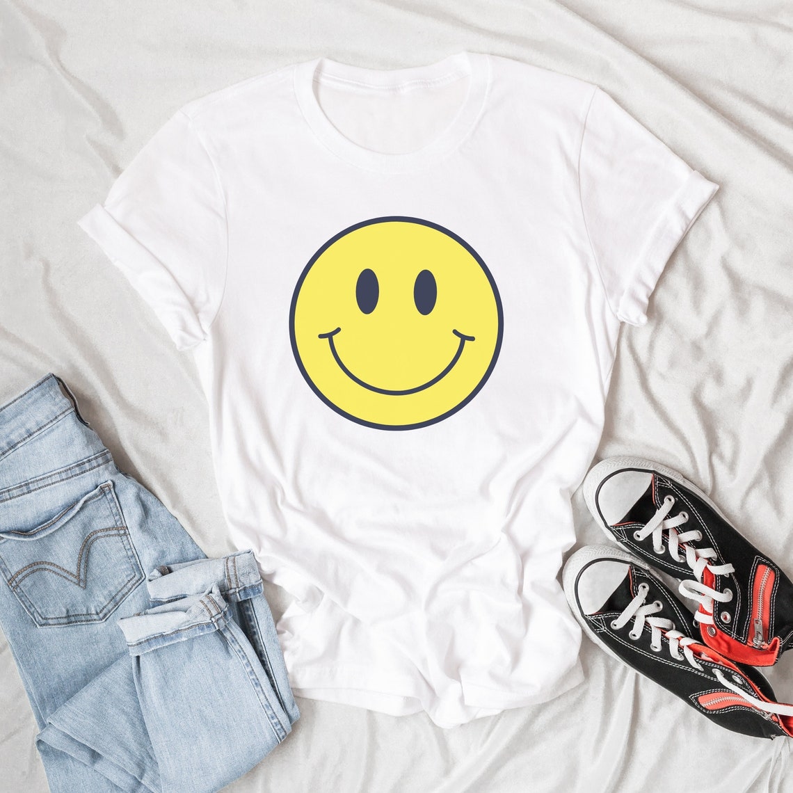 Smiley Face T-Shirt Smile Shirt Vintage Smiley Face Tshirt | Etsy
