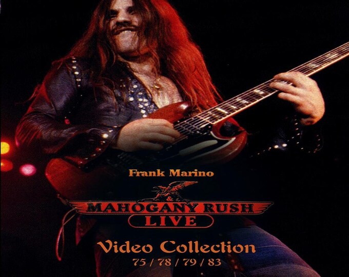 Frank Marino & Mohogany Rush " Video Collection 1975 - '83 " dvd/Only For Collectors Quality 8/10