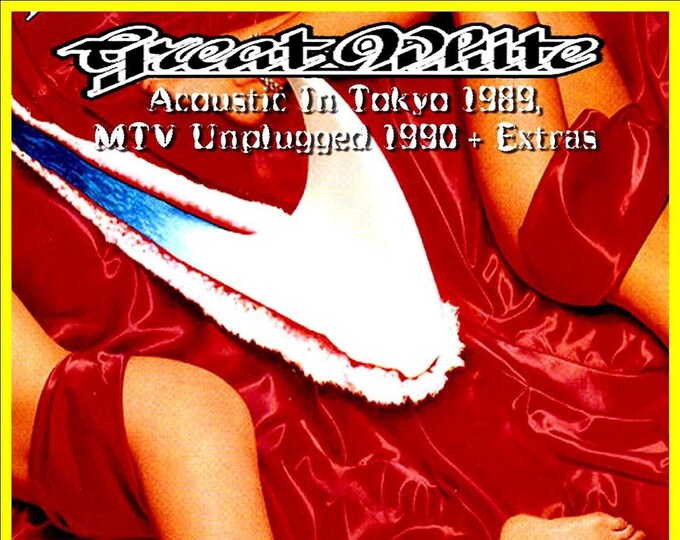 Great White " ACCOUSTIC & UNPLUGGED " dvd/Only For Collectors Quality 8/10