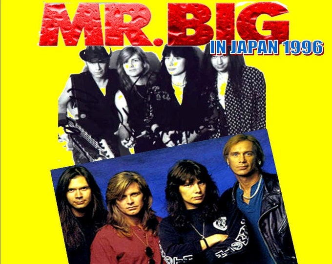 MR BIG " Live in Japan 1996 " dvd