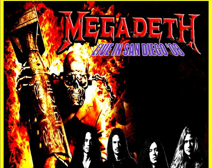 Megadeth " ALIVE in SAN DIEGO '08 " dvd