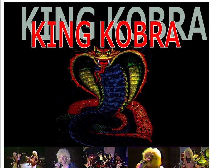 King Kobra " Live Mexico 1986 " dvd/Only For Collectors Quality 8/10