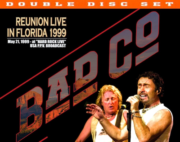 Bad Company " Reunion Tour Live 1999 " 2 dvds