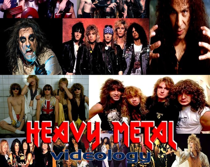 Metal Videology 14 " Tigertailz/Dio/Lita/Enuff/Rammstein/Rob Zombie/Bon Jovi " dvd