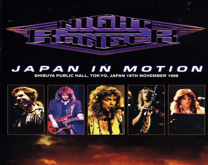 Night Ranger " JAPAN IN MOTION 1988 " dvd