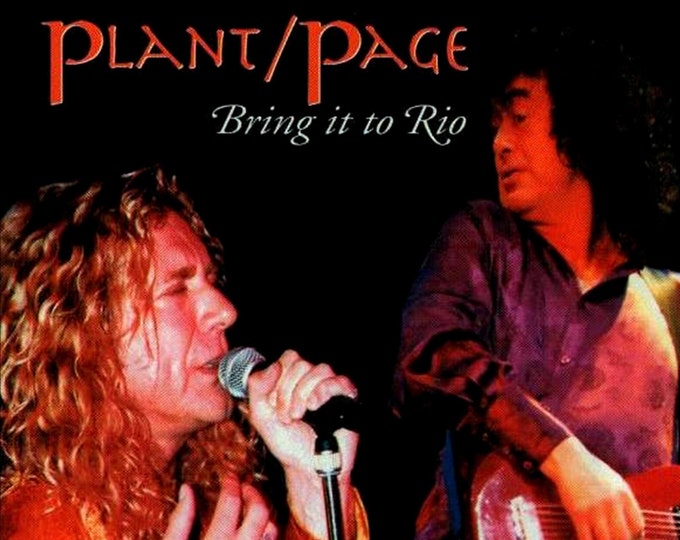 Jimmy Page & Robert Plant " Live In Rio 1996 " dvd