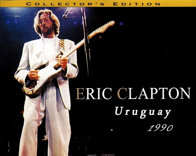 Eric Clapton " Live Uruguay 1990 " dvd/Only For Collectors Quality 8/10