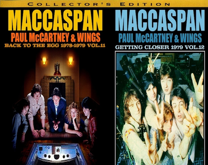 Paul McCartney & Wings " THE MACCASPAN SERIES " Vol 11 n 22 1978 - '79/ 3 dvds
