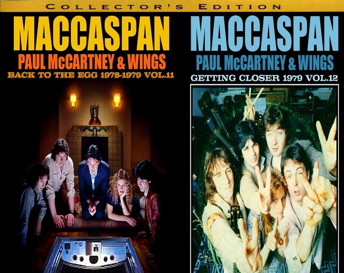 Paul McCartney & Wings " THE MACCASPAN SERIES " Vol 11 n 22 1978 - '79/ 3 dvds