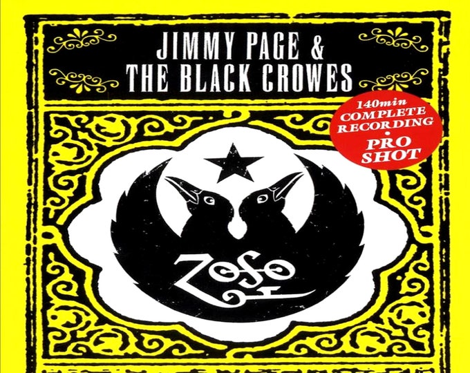 Jimmy Page & The Black Crowes " Live Wantagh NY 2000" dvd/Only For Collectors Quality 8/10