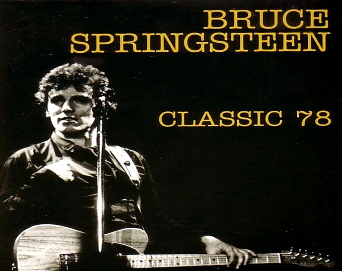 Bruce Springsteen " Classic '78 " dvd/Only For Collectors Quality 8/10