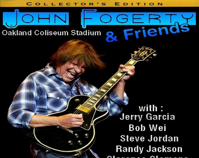 John Fogerty & Friends " Live Oakland 1989 " dvd/Only For Collectors Quality 8/10