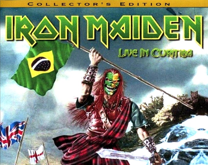 Iron Maiden " Live Curitiba 1998 " 2 dvds/Only For Collectors Quality 8/10