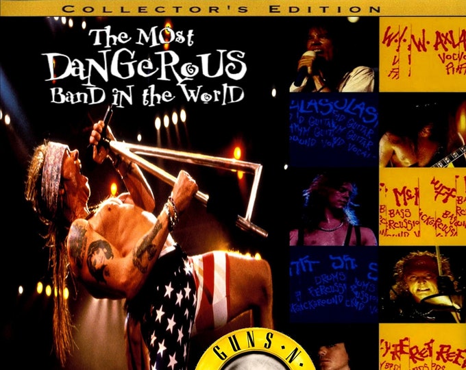Guns N' Roses " The Most Dangerous Band In The World " dvd