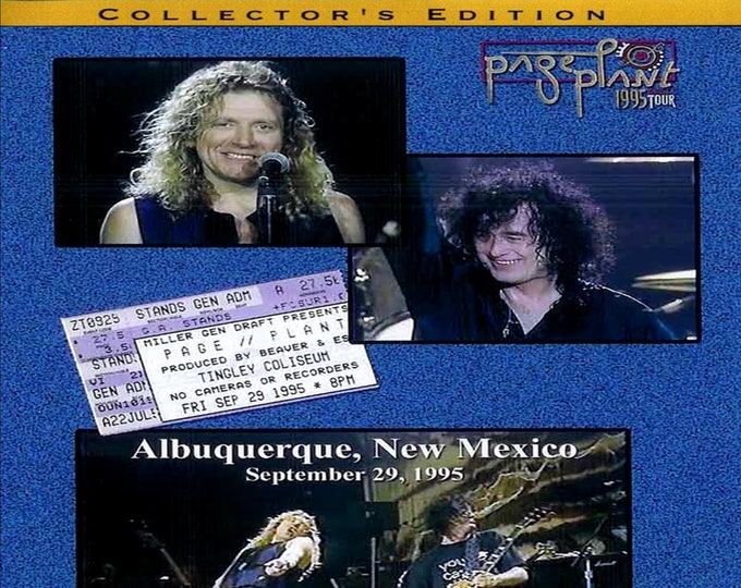Jimmy Page & Robert Plant " Live Albuquerque 1995 " dvd