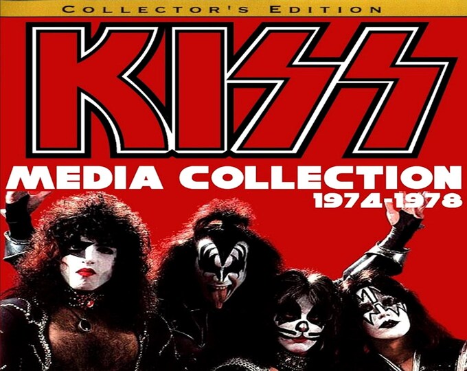 Kiss " The Media Collection 1974 - 1978 " dvd