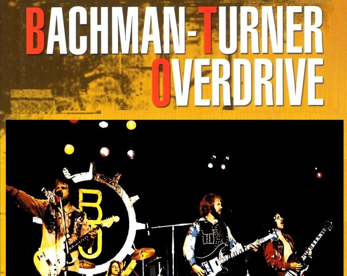 Bachman Turner Overdrive " Live Kansas City 1986 " dvd/ Only For Collectors Quality 8/10
