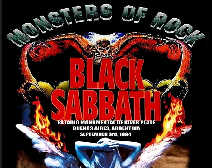 Black Sabbath " Monsters of Rock 1994 " dvd/ Only For Collectors Quality 8/10