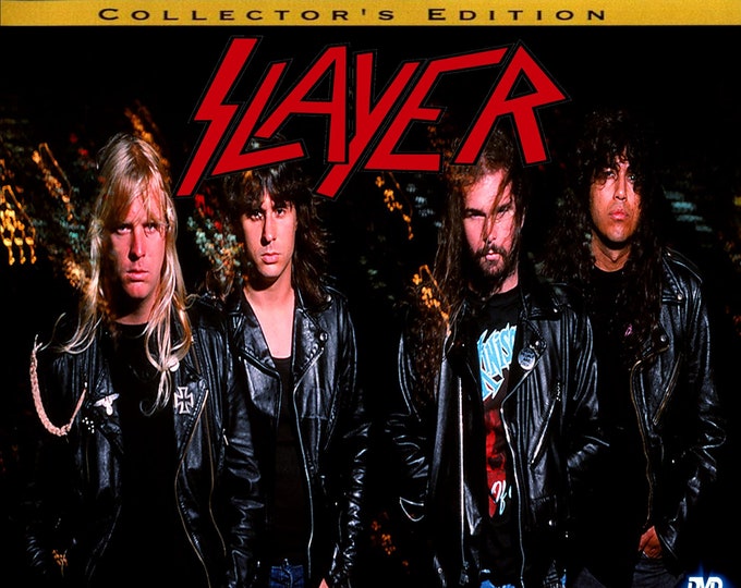 Slayer " 22 Years of Aggression 1983 - 2004 " 4 dvds/Only For Collectors Quality 8/10