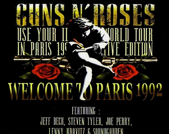 Guns N Roses " LIVE IN FRANCE '92 " 2 dvds