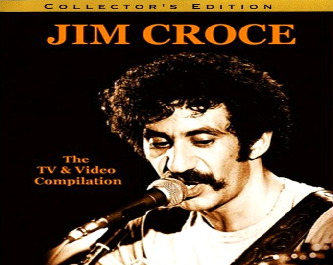 Jim Croce " Live TV Collection 1973-1974 " dvd/Only For Collectors Quality 8/10