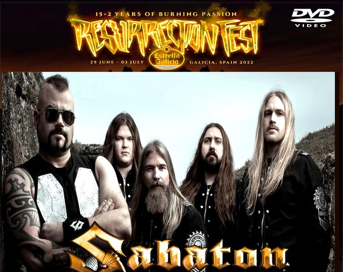 Sabaton " Live Resurrection Fest 2022 " DVD