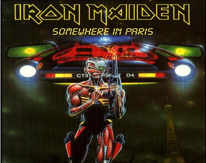 Iron Maiden " Somewhere in Paris 1986 " dvd/ Only For Collectors Quality 8/10