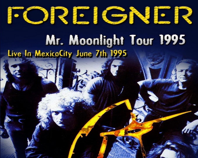 Foreigner " Live Mexico 1995 " dvd/Only For Collectors Quality 8/10